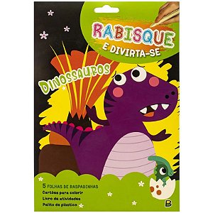 Livro Rabisque e Divirta-se! Dinossauros - Editora Todolivro