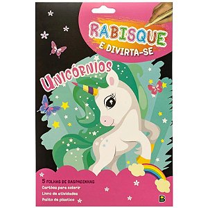Livro Rabisque e Divirta-se! Unicórnios - Editora Todolivro