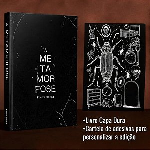Livro Capa Dura A Metamorfose de Franz Kafka - Edição Especial com Cartela de Adesivos