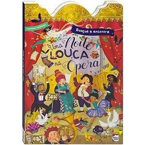 Livro Busque e Encontre: Uma Noite Louca na Ópera - Editora Happy Books