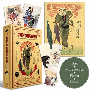 Box com 2 Livros -  Mitologia Japonesa  + Pôster, Cards e Marcadores