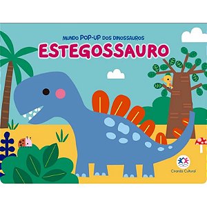 Livro Mundo Pop-up dos Dinossauros: Estegossauro - Editora Ciranda Cultural