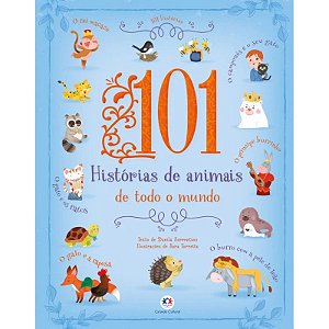Livro Almofadado - 101 Histórias de Animais de Todo o Mundo - Editora Ciranda Cultural