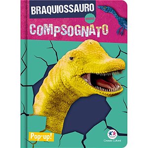 Livro Pop-up - Braquiossauro Versus Compsognato - Editora Ciranda Cultural