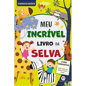Meu Incrível Livro da Selva - Com Pop-up e Abas - Editora Ciranda Cultural