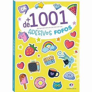 Livro + de 1001 Adesivos Fofos Vol. 1 - Editora Ciranda Cultural