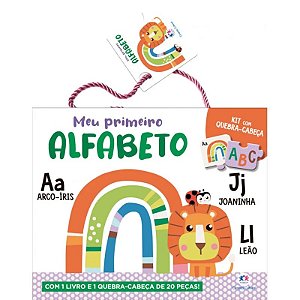 Livro com Quebra-Cabeça de 20 Peças - Meu Primeiro Alfabeto - Ciranda Cultural