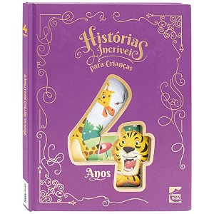 Livro Histórias Incríveis para Crianças: 4 Anos - Editora Happy Books