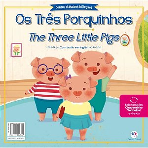 Livro Bilíngue - Os Três Porquinhos e Chapeuzinho Vermelho - Português/ Inglês