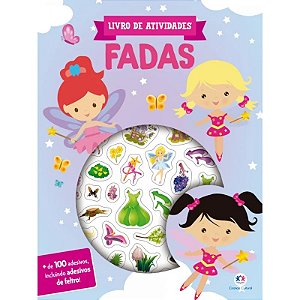 Livro de Atividades - Fadas - Com Adesivos - Editora Ciranda Cultural