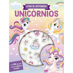 Livro de Atividades - Unicórnios - Com Adesivos - Editora Ciranda Cultural