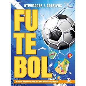 Livro de Atividades e Adesivos - Futebol - Editora Ciranda Cultural