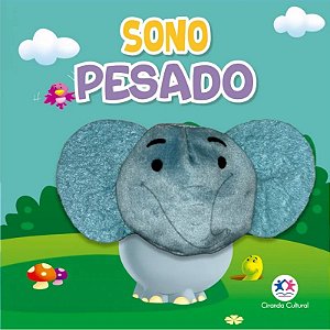 Livro com Dedoche - Sono Pesado - Editora Ciranda Cultural