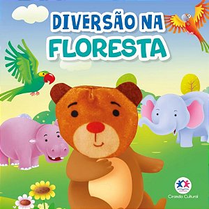 Livro com Dedoche - Diversão na Floresta - Editora Ciranda Cultural