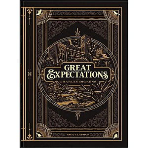 Livro Great Expectations - Edição Importada em Inglês - Capa Dura com Relevo