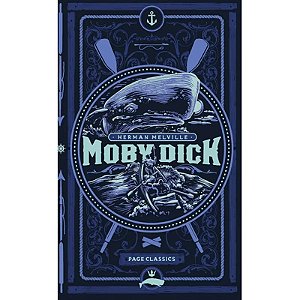 Livro Moby Dick - Edição Importada em Inglês - Capa Dura com Relevo