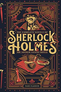 Livro Sherlock Holmes - Edição Importada em Inglês - Capa Dura com Relevo