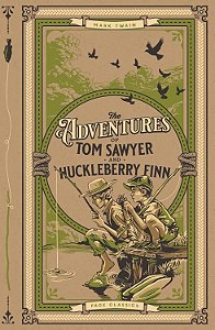 Livro The Adventures of Tom Sawyer - Edição Importada em Inglês - Capa Dura com Relevo