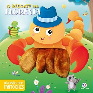 Livro Diversão com Fantoches: O Resgate na Floresta - Editora Ciranda Cultural