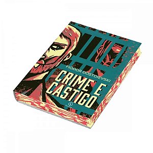 Livro Crime e Castigo - Edição Super Luxo com Pintura Trilateral - Principis
