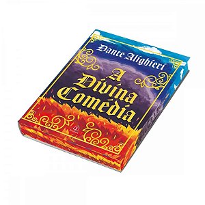 Livro A Divina Comédia - Edição Super Luxo com Pintura Trilateral - Principis