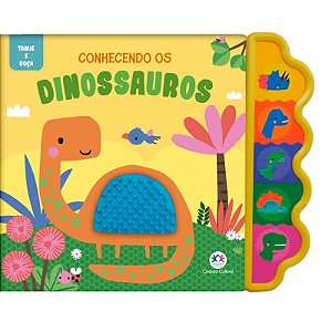 Livro Toque e Ouça: Conhecendo os Dinossauros - Editora Ciranda Cultural