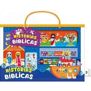 Livro Maleta Divertida: Histórias Bíblicas - Editora Ciranda Cultural