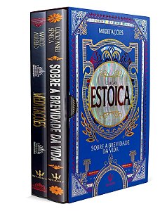 Box com 2 Livros - Coleção Estoica - Edição de Luxo - Capa Dura - Atlantis Editora