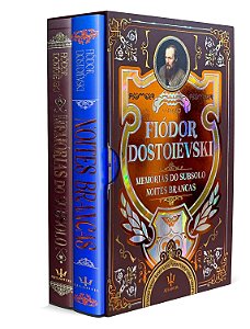 Box com 2 Livros - Coleção Dostoiévski - Edição de Luxo - Capa Dura - Atlantis Editora