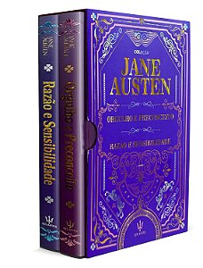 Box com 2 Livros - Coleção Jane Austen - Edição de Luxo - Capa Dura - Atlantis Editora