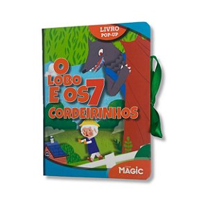 Livro Pop-Up - O Lobo e os 7 Cordeirinhos - Magic Kids