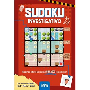 Livro Sudoku Investigativo - Desperte o Detetive em Você com 60 Casos para Solucionar