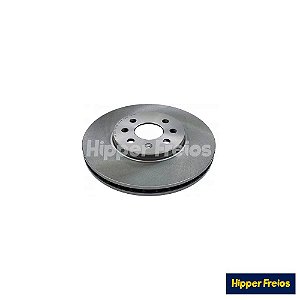 Jg Disco De Freio Dianteiro Ventilado 4 Furos - Hipper Freio S - Hf25e