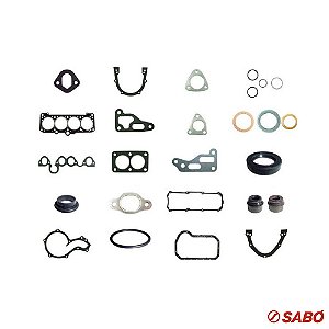 Jogo De Juntas Do Motor Completo - Com Retentores De Haste - Sabó - 80348flexr