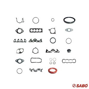Jogo De Juntas Do Motor Completo - Com Retentor - Sabó - 80254