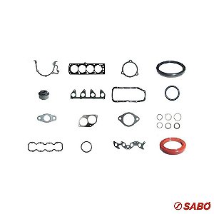 Jogo De Juntas Do Motor Completo - Com Retentor - Sabó - 16106efpsg