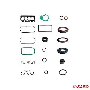 Jogo De Juntas Do Motor Completo - Com Retentor - Sabó - 80370flexr
