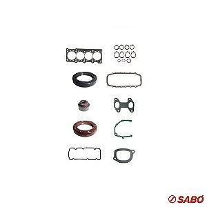 Jogo De Juntas Do Motor Completo - Com Retentor - Sabó - 80198flexr