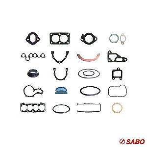 Jogo De Juntas Do Motor Completo - Sem Retentor - Sabó - 46706flex
