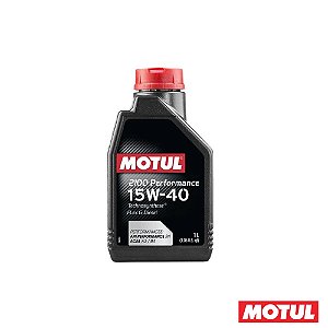 Oleo De Motor 15w40 Semisintetico 2100 Performance 1 Litro - Motul