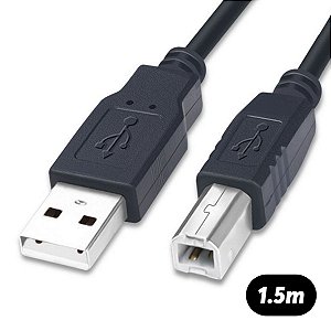 Cabo para Impressora e Scanner 1.5 metros USB 2.0