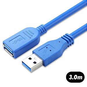 Cabo Fio Extensor USB 3.0 de 3.0m 3 Metros