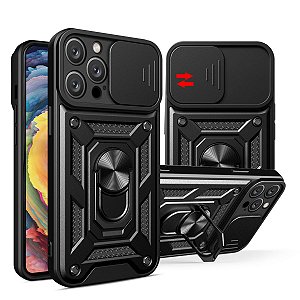 Capa Compatível com iPhone 15 Pro Max - Protetora Resistente Anti Impacto Queda Armor Militar