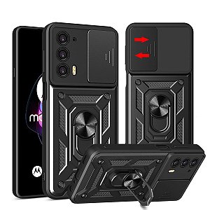 Capa Capinha Case para Motorola Moto Edge 20 - Protetora Resistente Anti Impacto Queda Armadura Militar