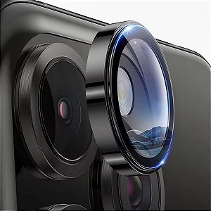 Pelicula Protetora de Câmeras Compatível Com iPhone 16 Normal 16 + Plus 16 Pro e 16 Pro Max