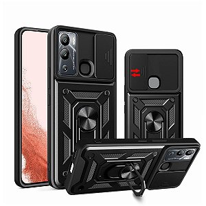 Capa Capinha Case para Infinix Hot 12i - Protetora Militar Resistente Anti Impacto Queda Armadura