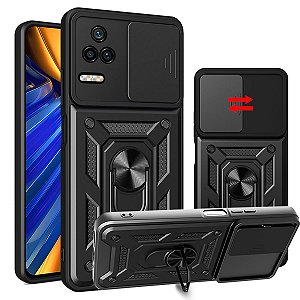 Capa Capinha Case P/ Poco F4 - Militar Protetora Anti Impacto Queda Armadura Resistente