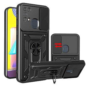 Capa Capinha Case P/ Samsung Galaxy M31 - Militar Protetora Anti Impacto Queda Armadura Resistente