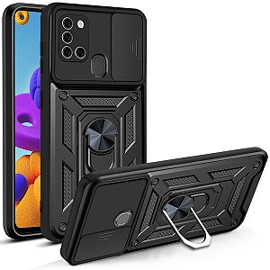 Capa Capinha Case P/ Samsung Galaxy A21S - Militar Protetora Anti Impacto Queda Armadura Resistente