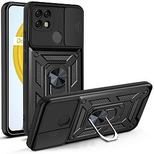 Capa Militar P/ Realme C21 - Capinha Case Protetora Anti Impacto Queda Armadura Resistente